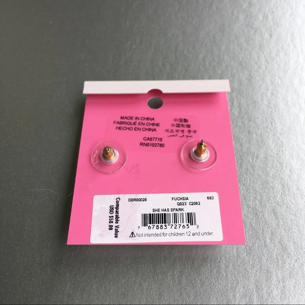 NWT Kate Spade She Has Spark Stud Earrings - Picture 8 of 9